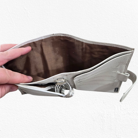 Moterm Ivory Personal 6-Ring Leather Planner Organizer Binder Planner Binder - Picture 10 of 10